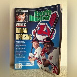 Cleveland Indians/hail The Mighty Hoosiers Sports Illustrated April 6 1987